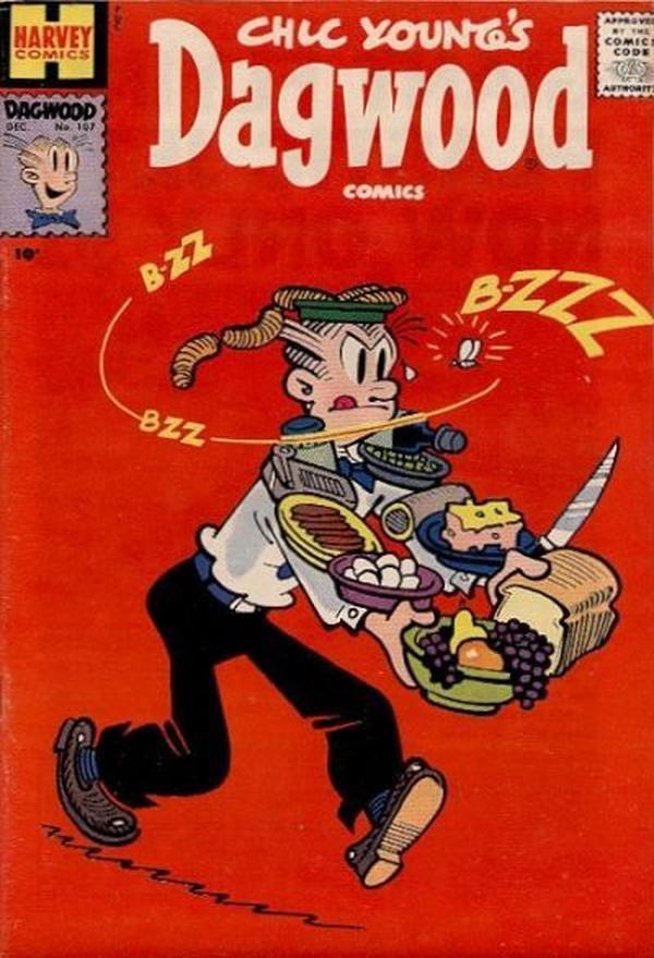 Chic Young's Dagwood Comics #107 cover