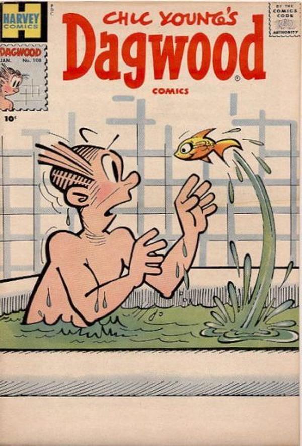 Chic Young's Dagwood Comics #108 cover