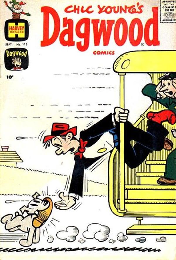 Chic Young's Dagwood Comics #115 cover