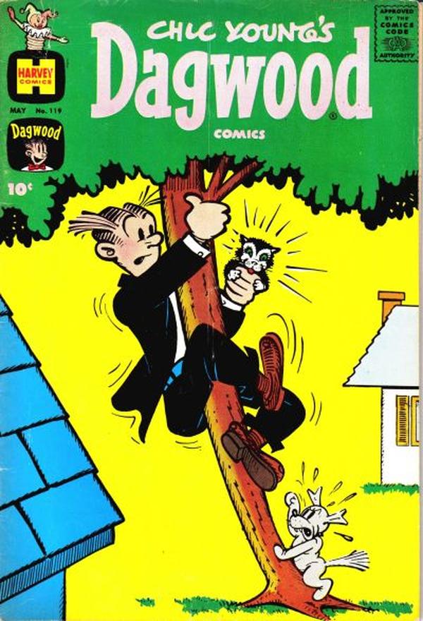 Chic Young's Dagwood Comics #119 cover