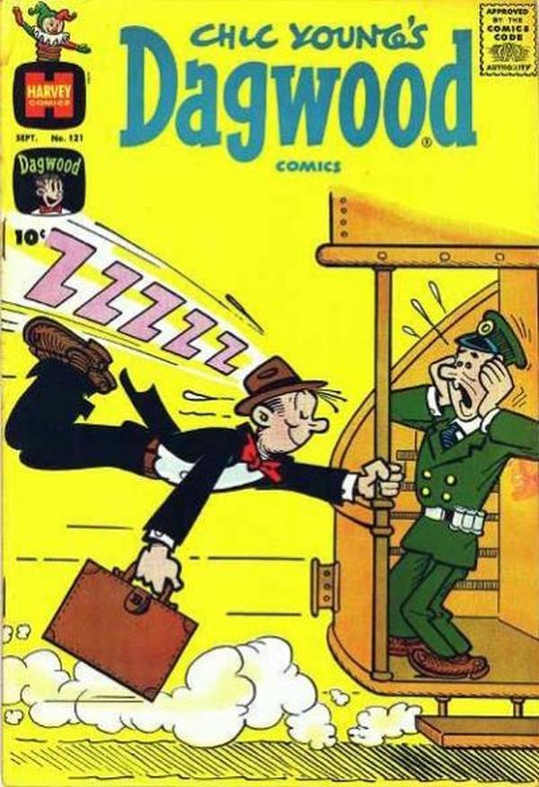 Chic Young's Dagwood Comics #121 cover