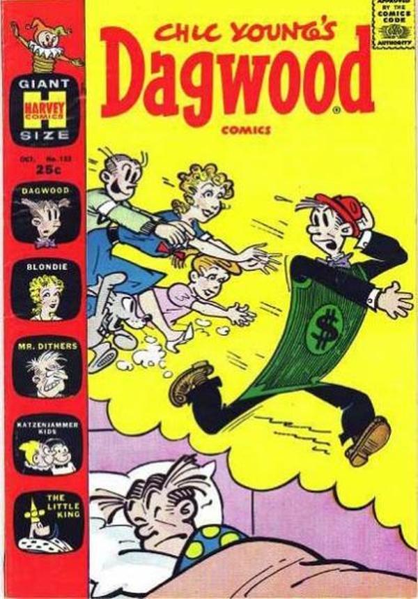 Chic Young's Dagwood Comics #122 cover