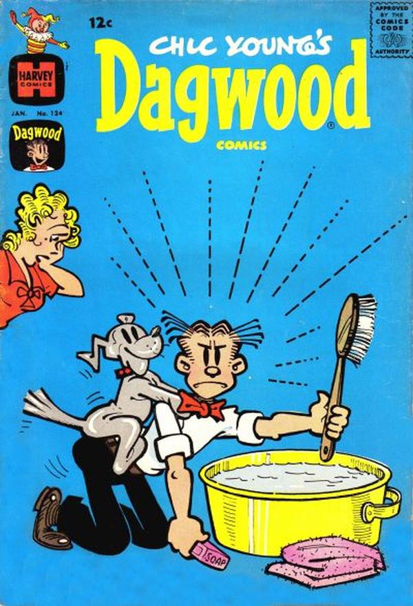 Chic Young's Dagwood Comics #124 cover