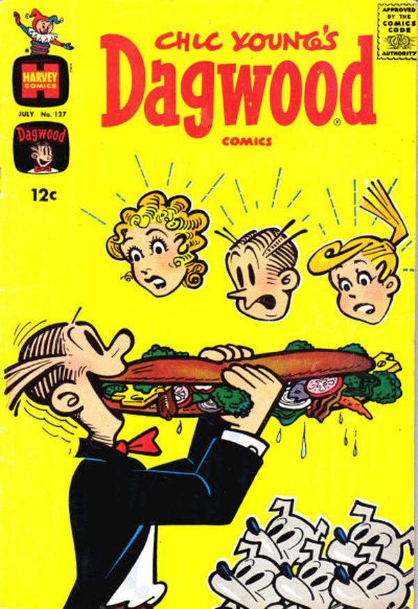 Chic Young's Dagwood Comics #127 cover