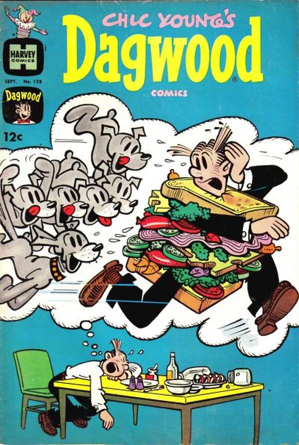 Chic Young's Dagwood Comics #128 cover