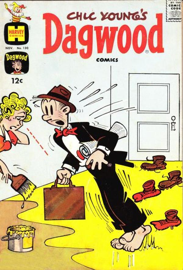 Chic Young's Dagwood Comics #130 cover