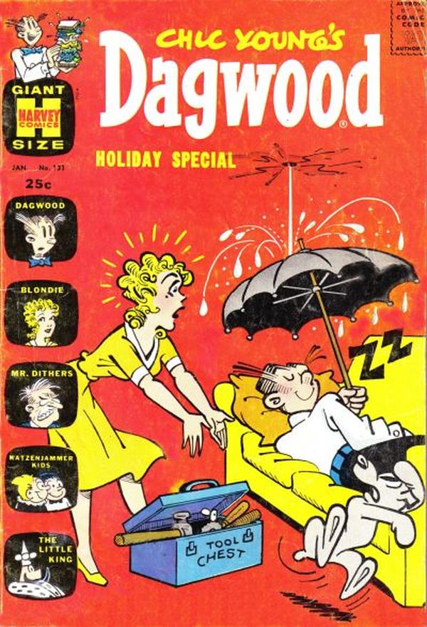 Chic Young's Dagwood Comics #131 cover