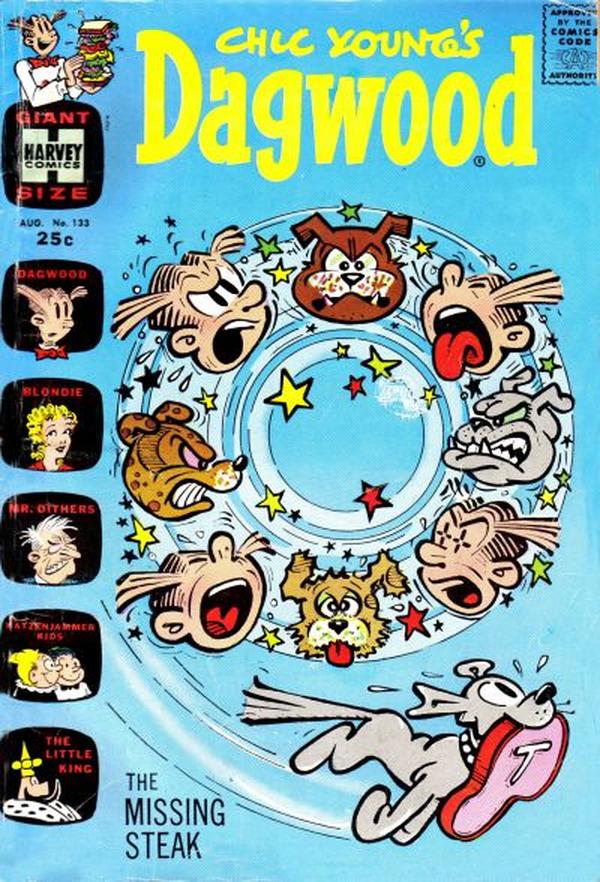 Chic Young's Dagwood Comics #133 cover