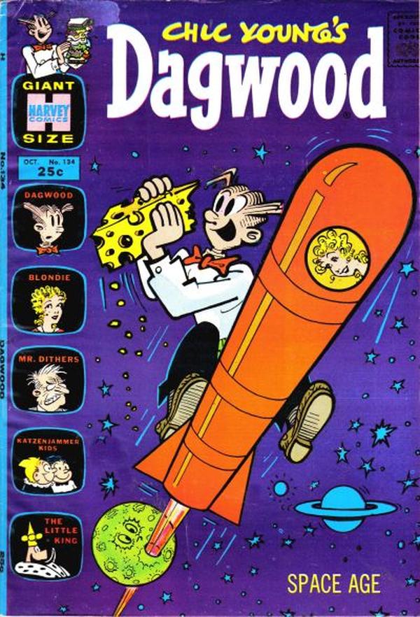 Chic Young's Dagwood Comics #134 cover