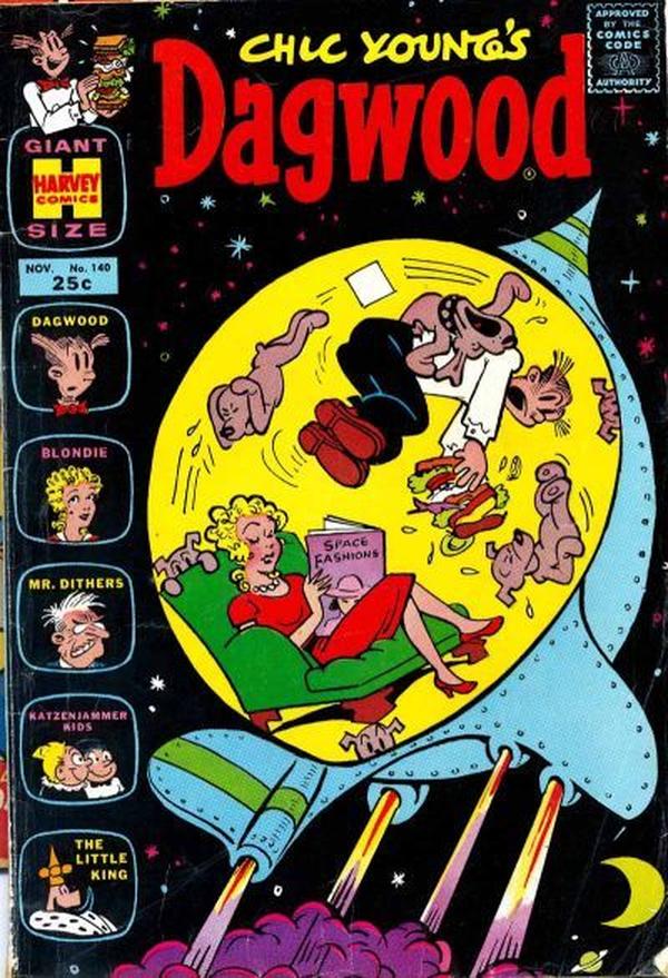 Chic Young's Dagwood Comics #140 cover