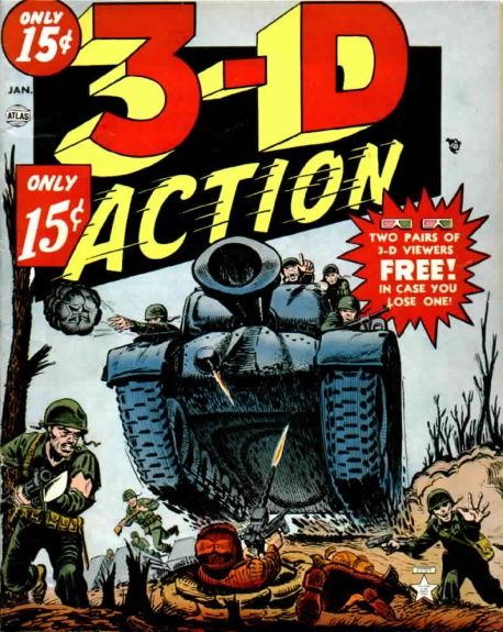3-D Action #1 cover