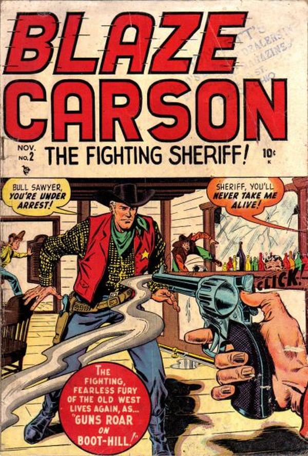 Blaze Carson #2 cover