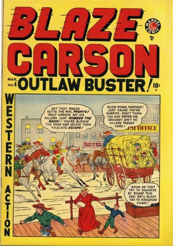 Blaze Carson #4 cover