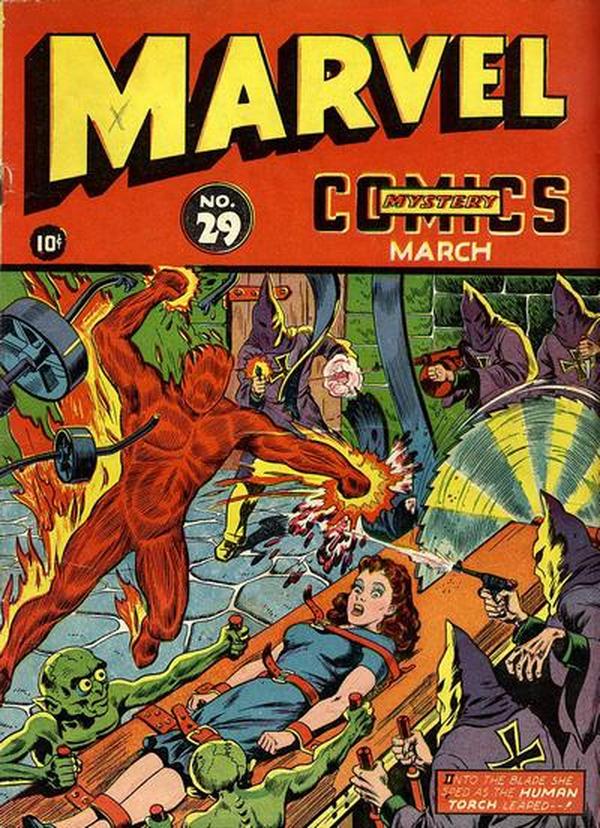 Marvel Mystery Comics #29 cover