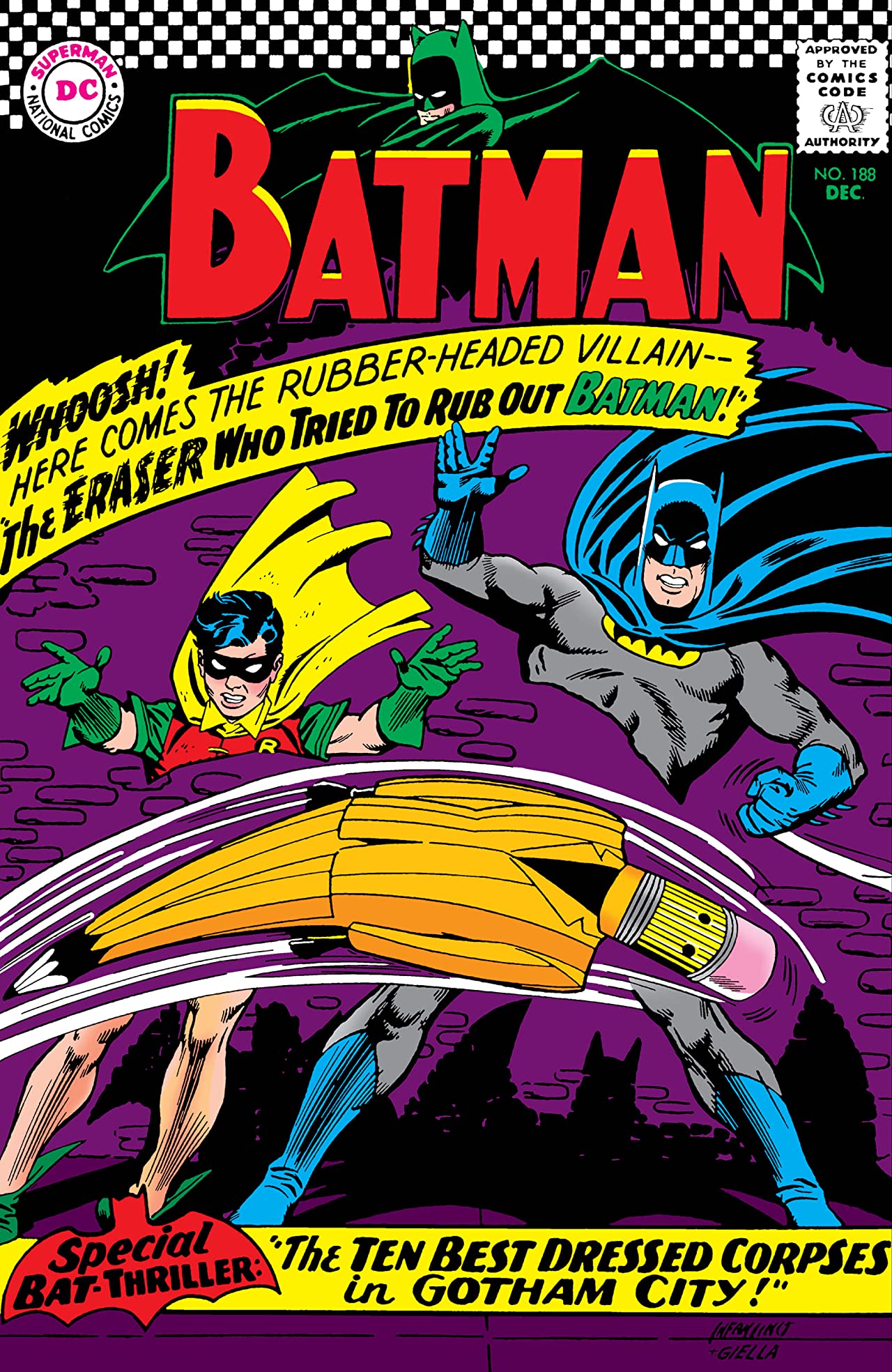 Batman #188 cover