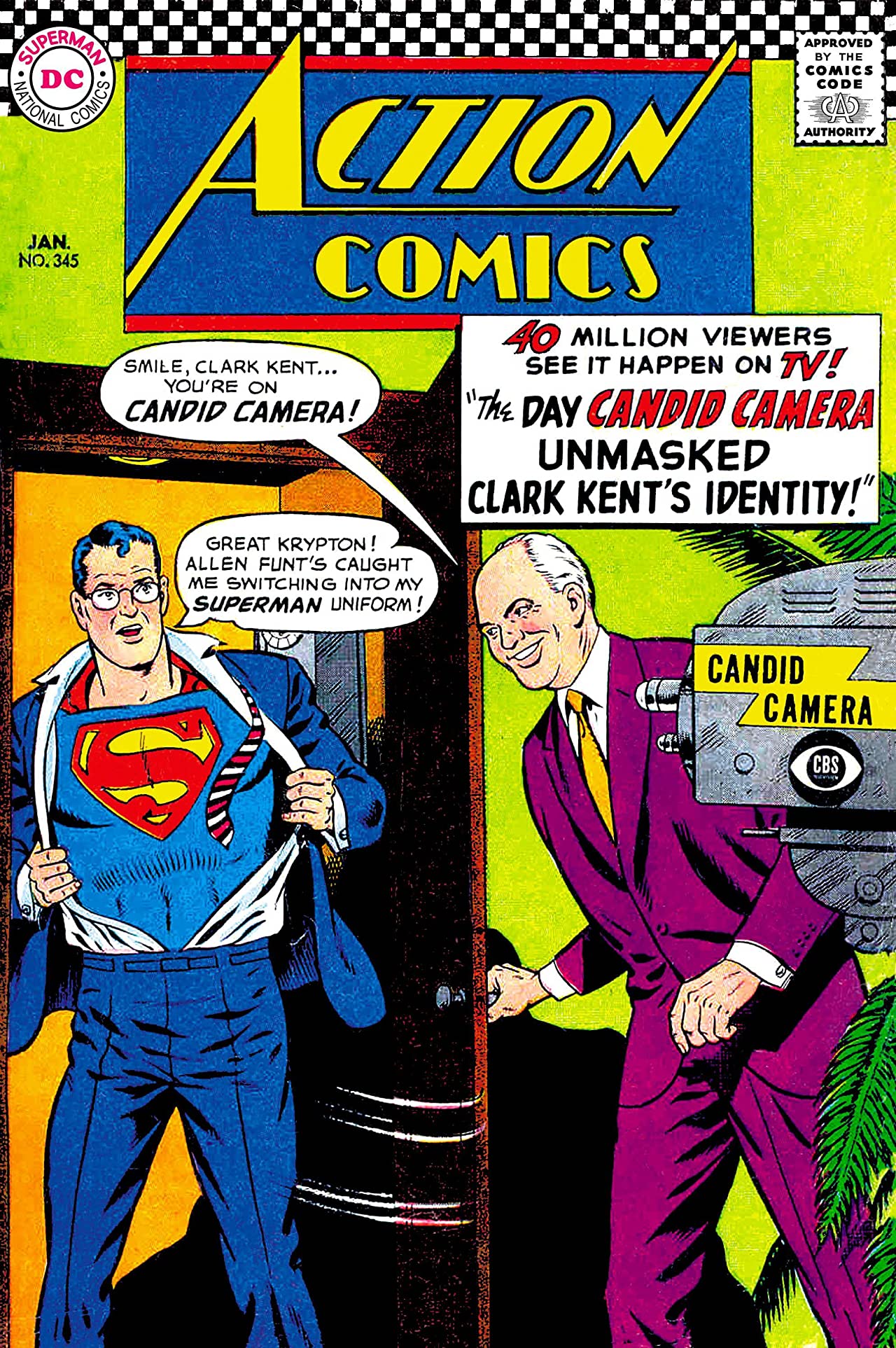 Action Comics #345 cover