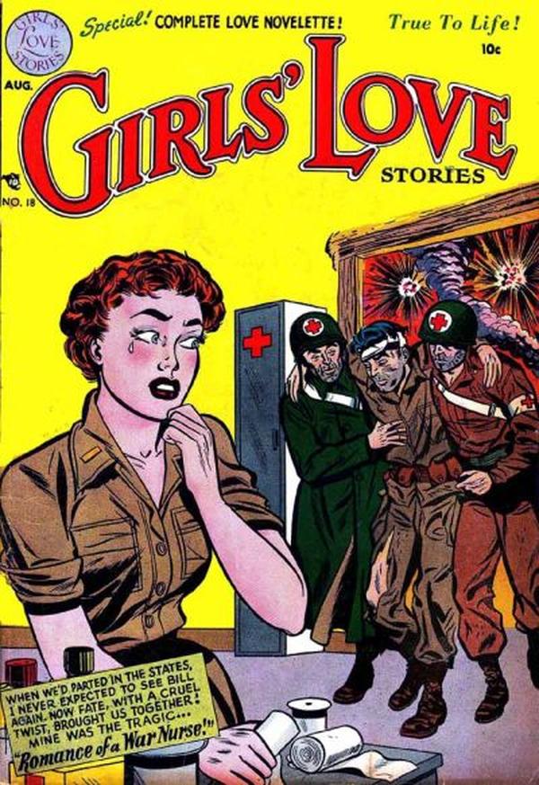 Girls' Love Stories #18 cover