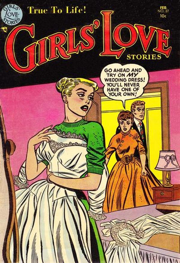 Girls' Love Stories #27 cover