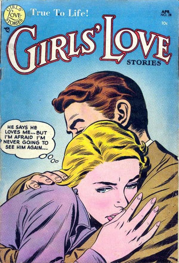 Girls' Love Stories #28 cover