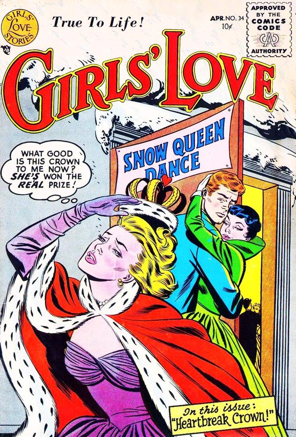 Girls' Love Stories #34 cover