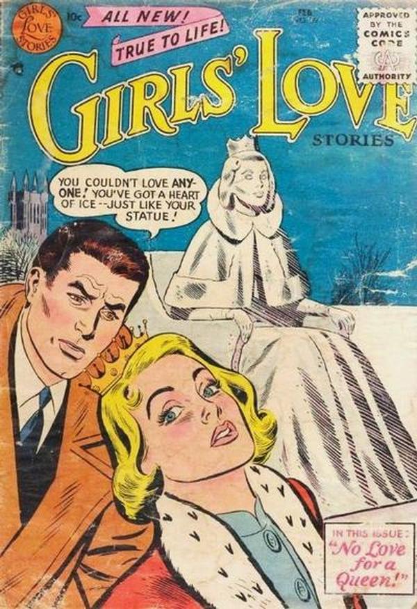 Girls' Love Stories #39 cover
