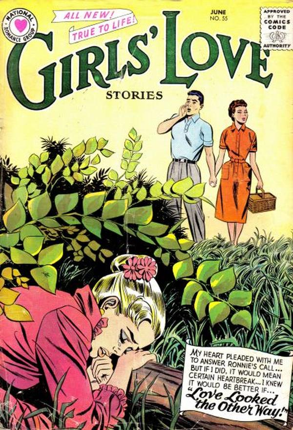 Girls' Love Stories #55 cover