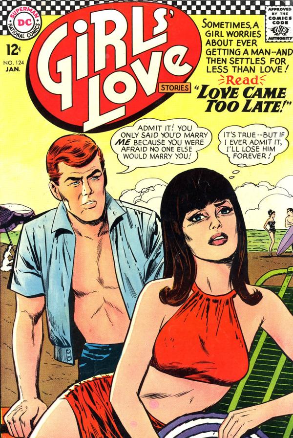 Girls' Love Stories #124 cover