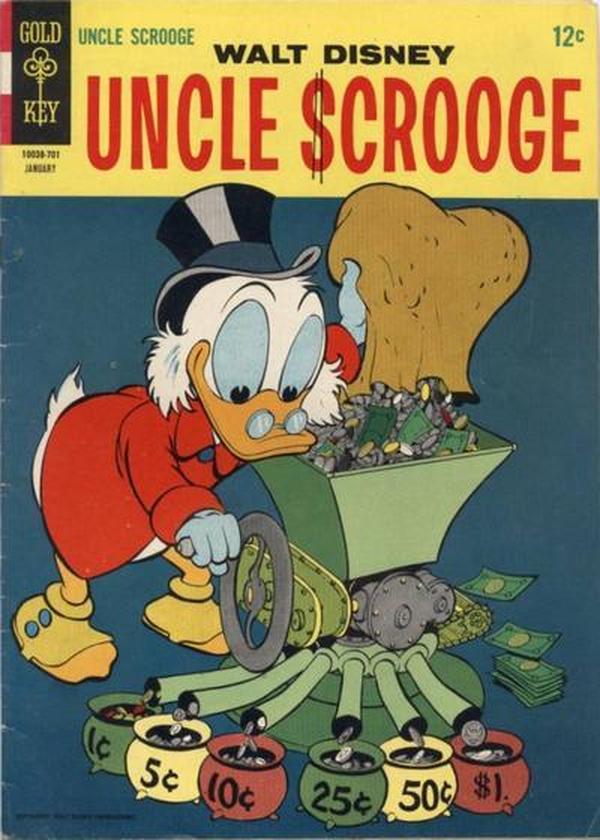Walt Disney Uncle Scrooge #67 cover
