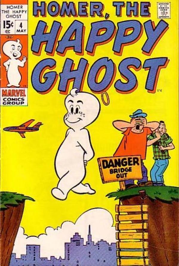 Homer, the Happy Ghost #4 cover