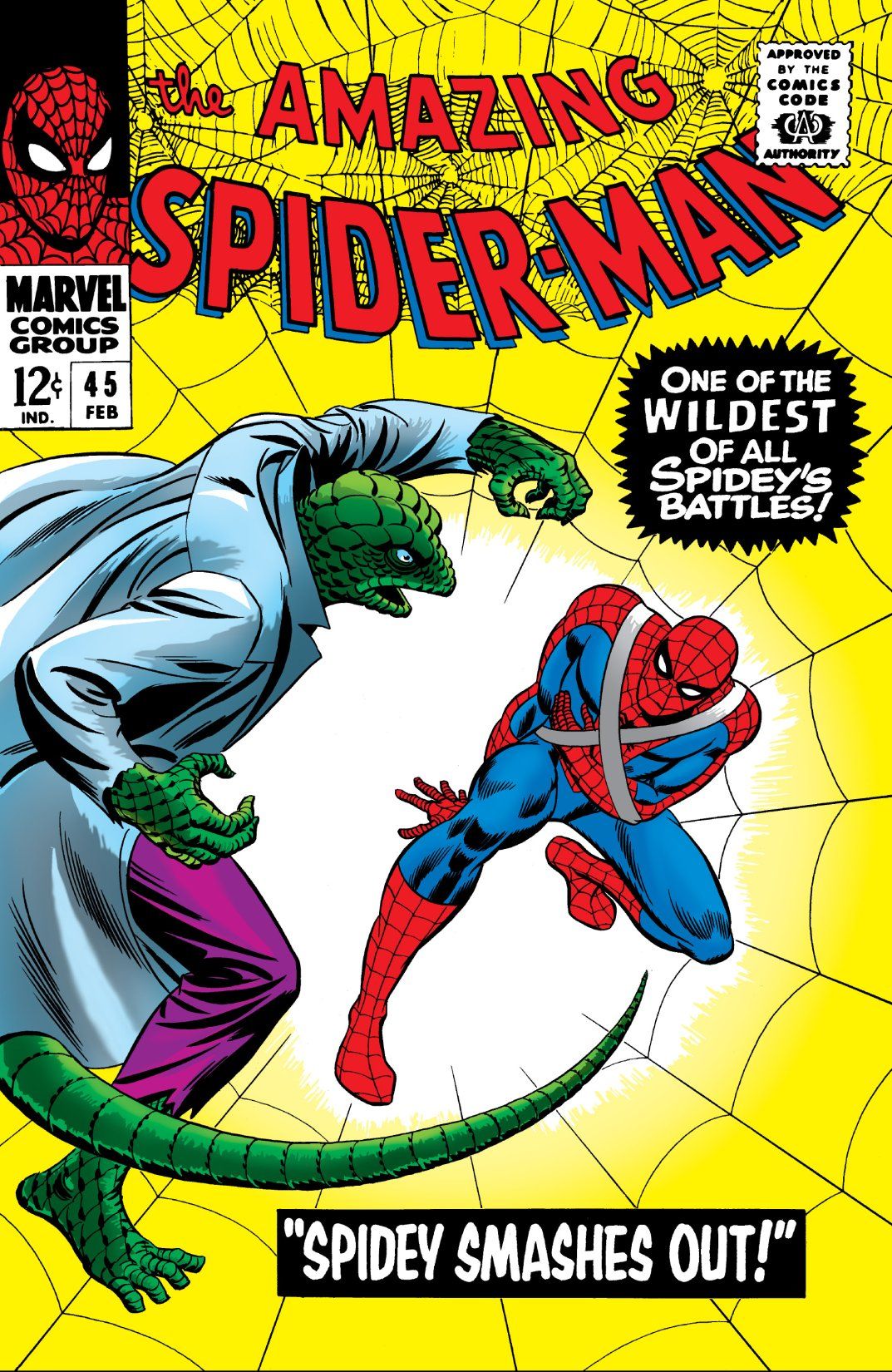 The Amazing Spider-Man #45 cover