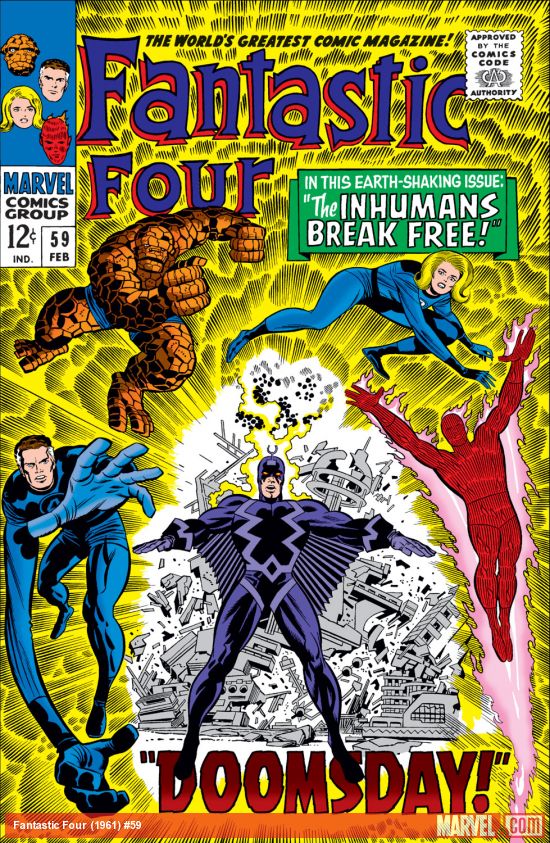 Fantastic Four #59 cover