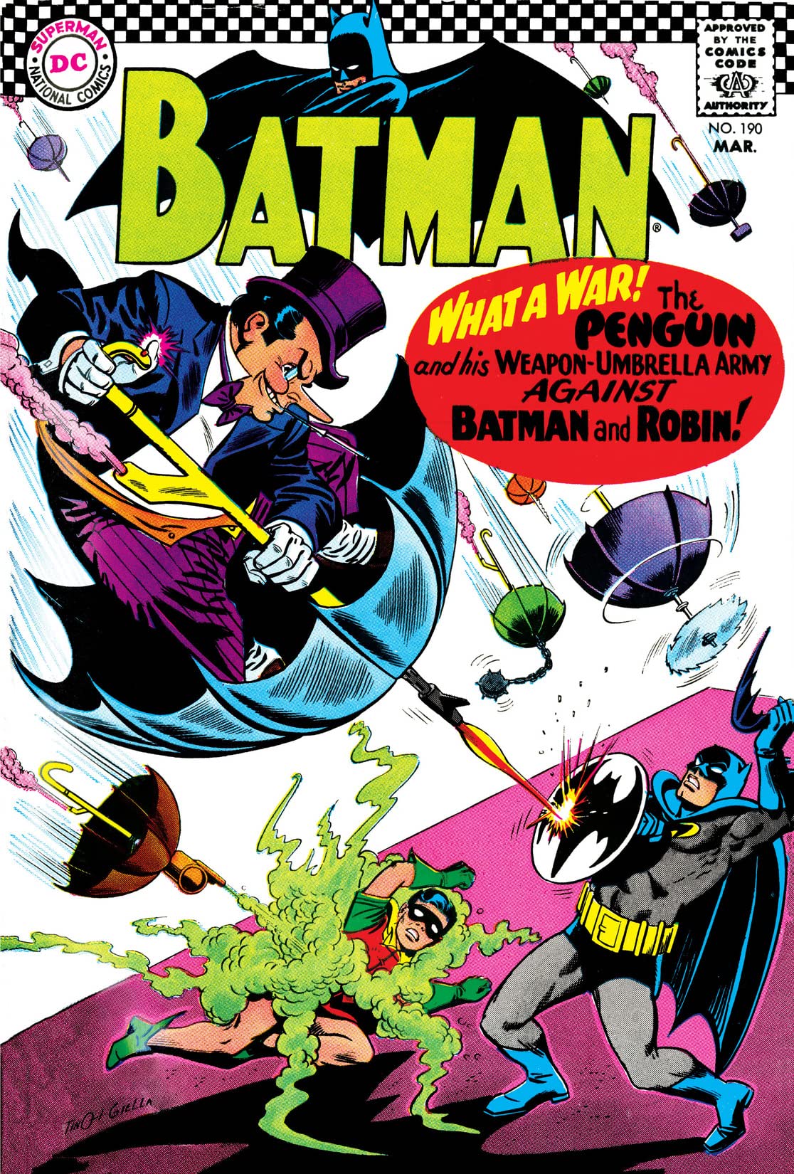 Batman #190 cover