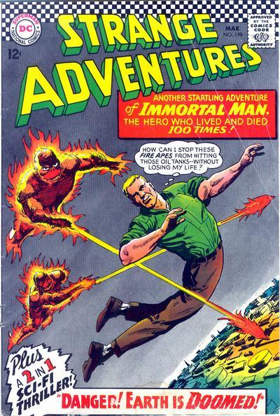 Strange Adventures #198 cover