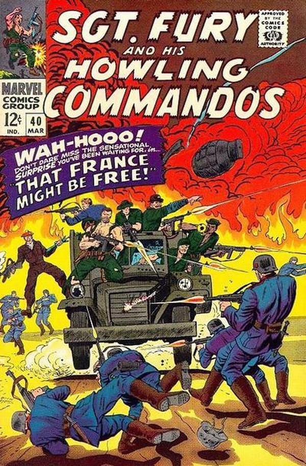 Sgt. Fury #40 cover