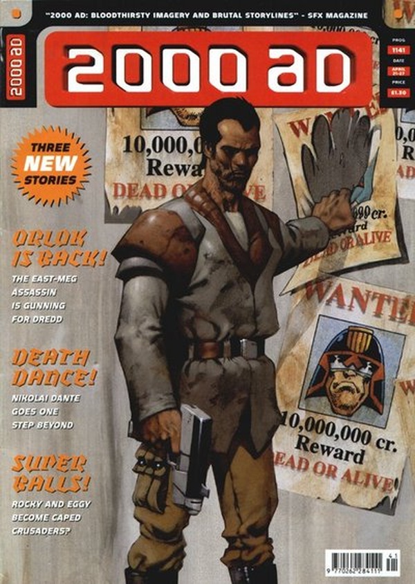 2000 AD #1141 cover