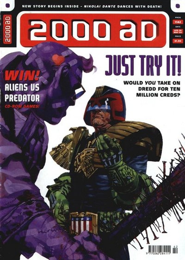 2000 AD #1142 cover
