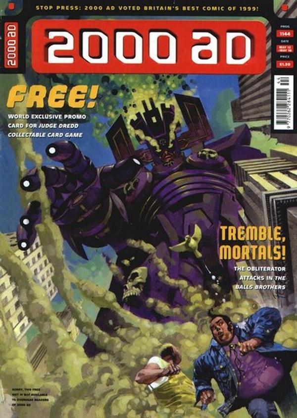 2000 AD #1144 cover