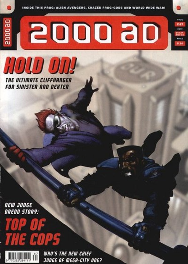 2000 AD #1167 cover