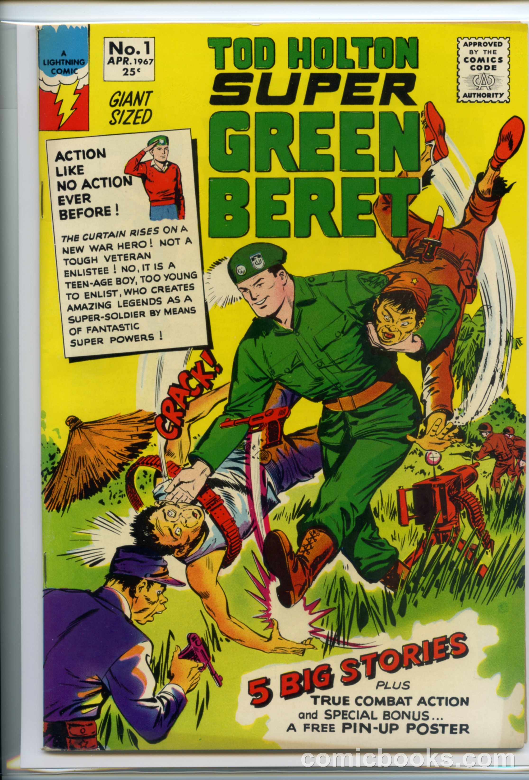 Super Green Beret #1 cover