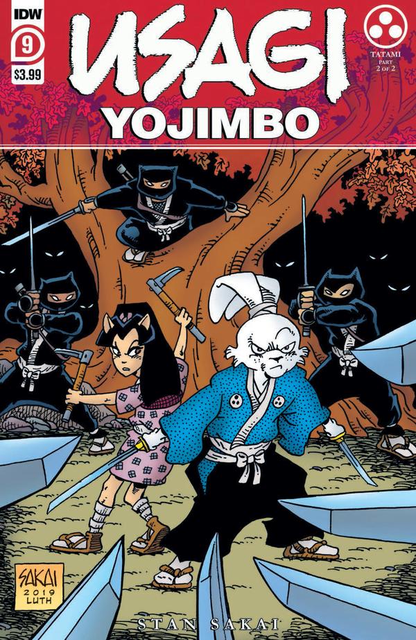 Usagi Yojimbo #9 cover
