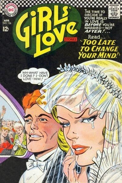 Girls' Love Stories #126 cover