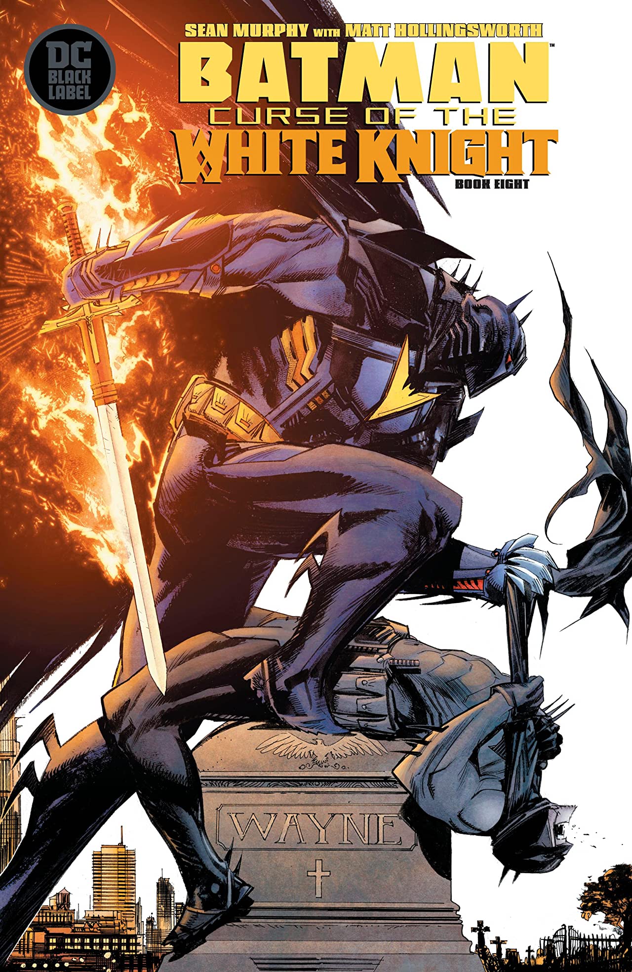 Batman: Curse of the White Knight #8 cover