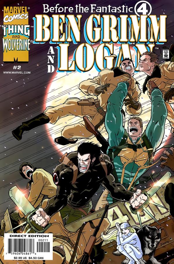 Before the Fantastic Four: Ben Grimm and Logan #2 cover