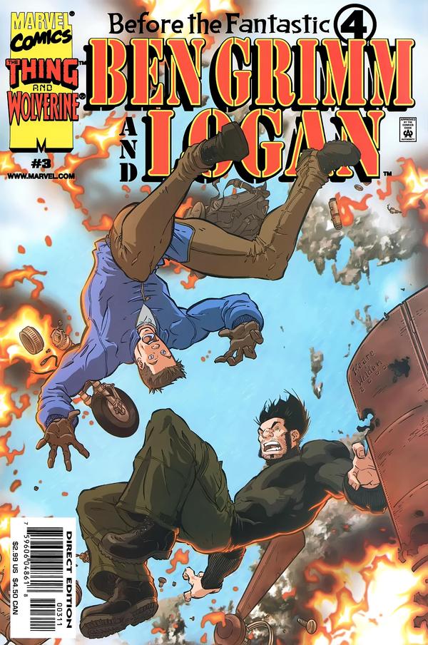 Before the Fantastic Four: Ben Grimm and Logan #3 cover