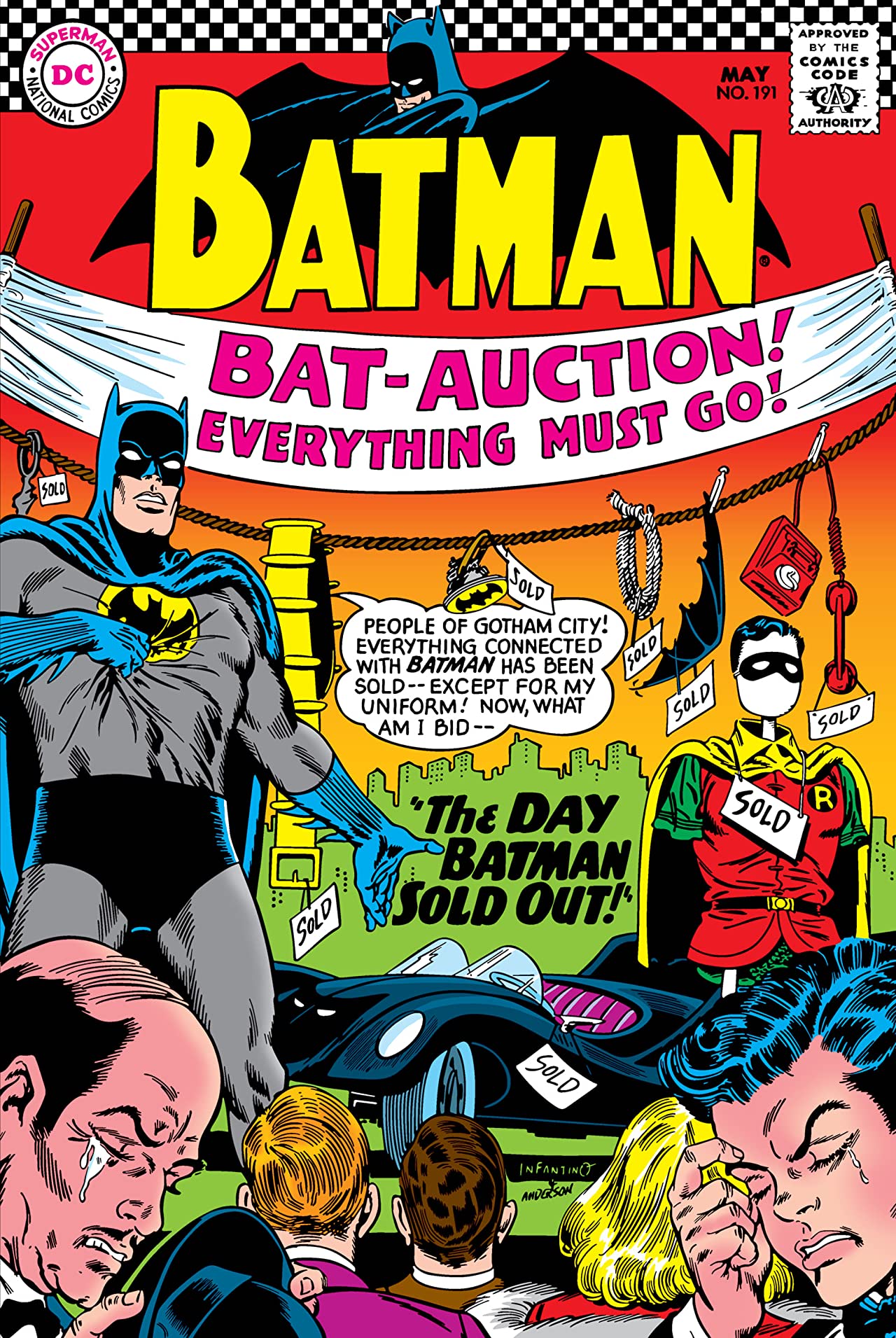 Batman #191 cover