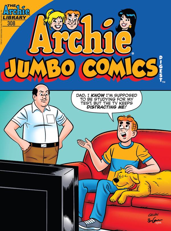 Archie (Jumbo Comics) Double Digest #308 cover