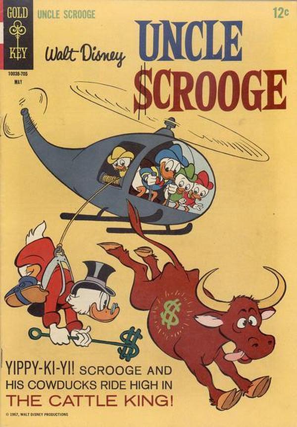 Walt Disney Uncle Scrooge #69 cover