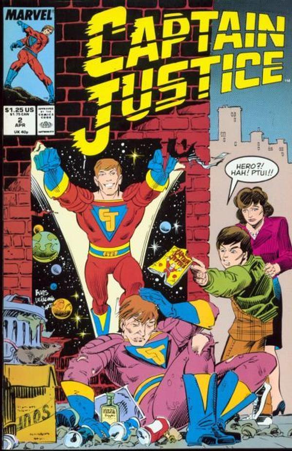 Captain Justice #2 cover
