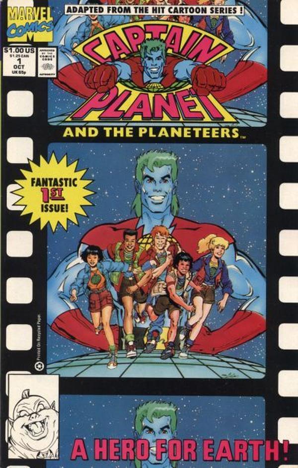 Captain Planet and the Planeteers #1 cover