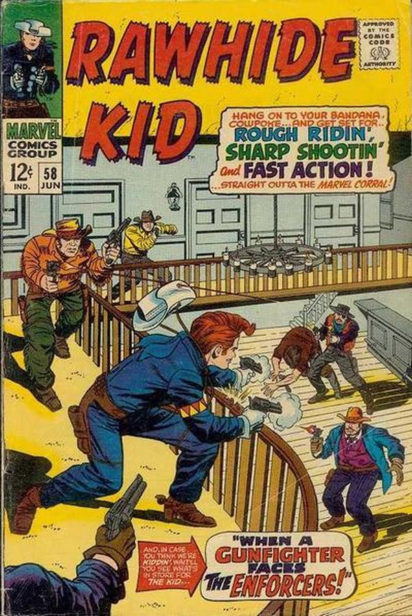 The Rawhide Kid #58 cover